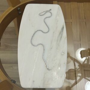 925 Sterling Silver Tennis Necklace